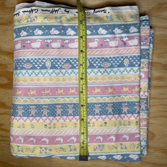 NEW Vintage Deadstock Fabric 4 Yds 100% Cotton Nursery Rhymes Hoffman California - Picture 2 of 2